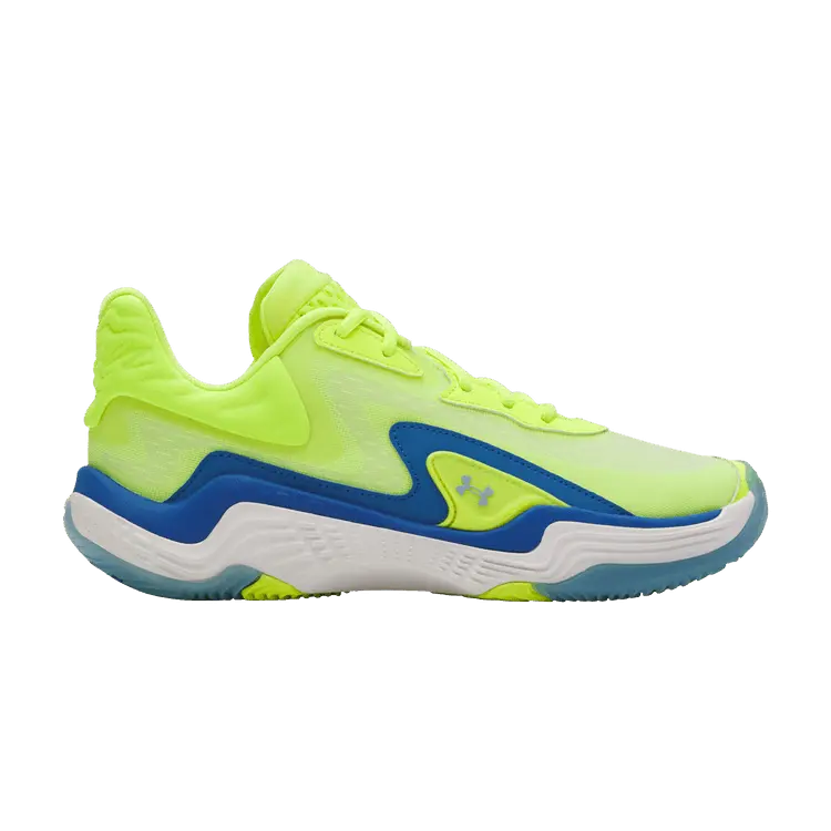 

Кроссовки Under Armour Spawn 7, High Vis Yellow Blue Atlantis
