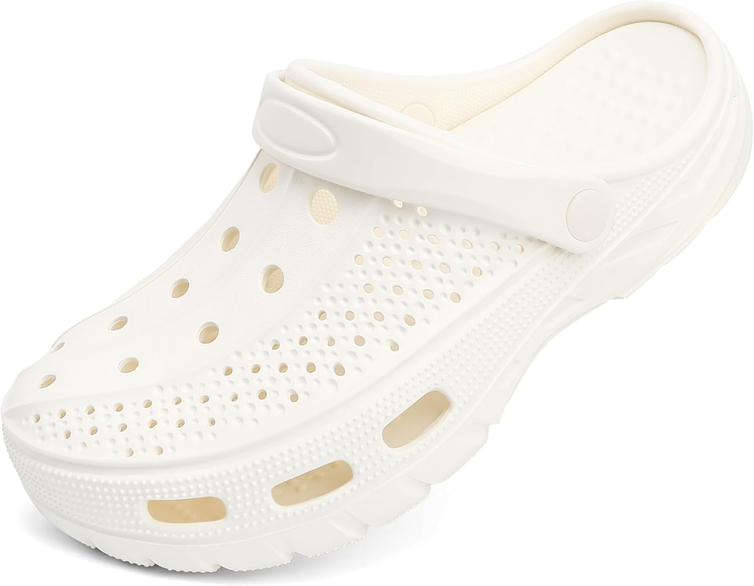 

Мужские и женские сабо ChayChax с поддержкой свода стопы, садовые туфли, и пляжные шлепанцы с съемной стелькой, Chalk