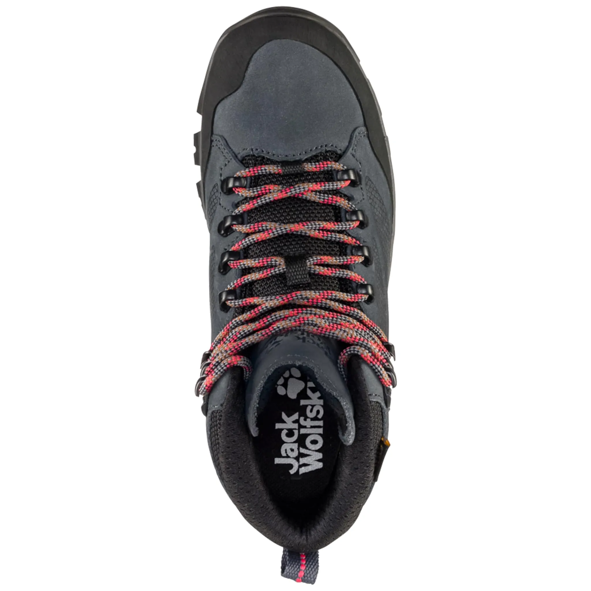 Трекинговые туфли Jack Wolfskin "REBELLION TEXAPORE MID W", серый — фото 3