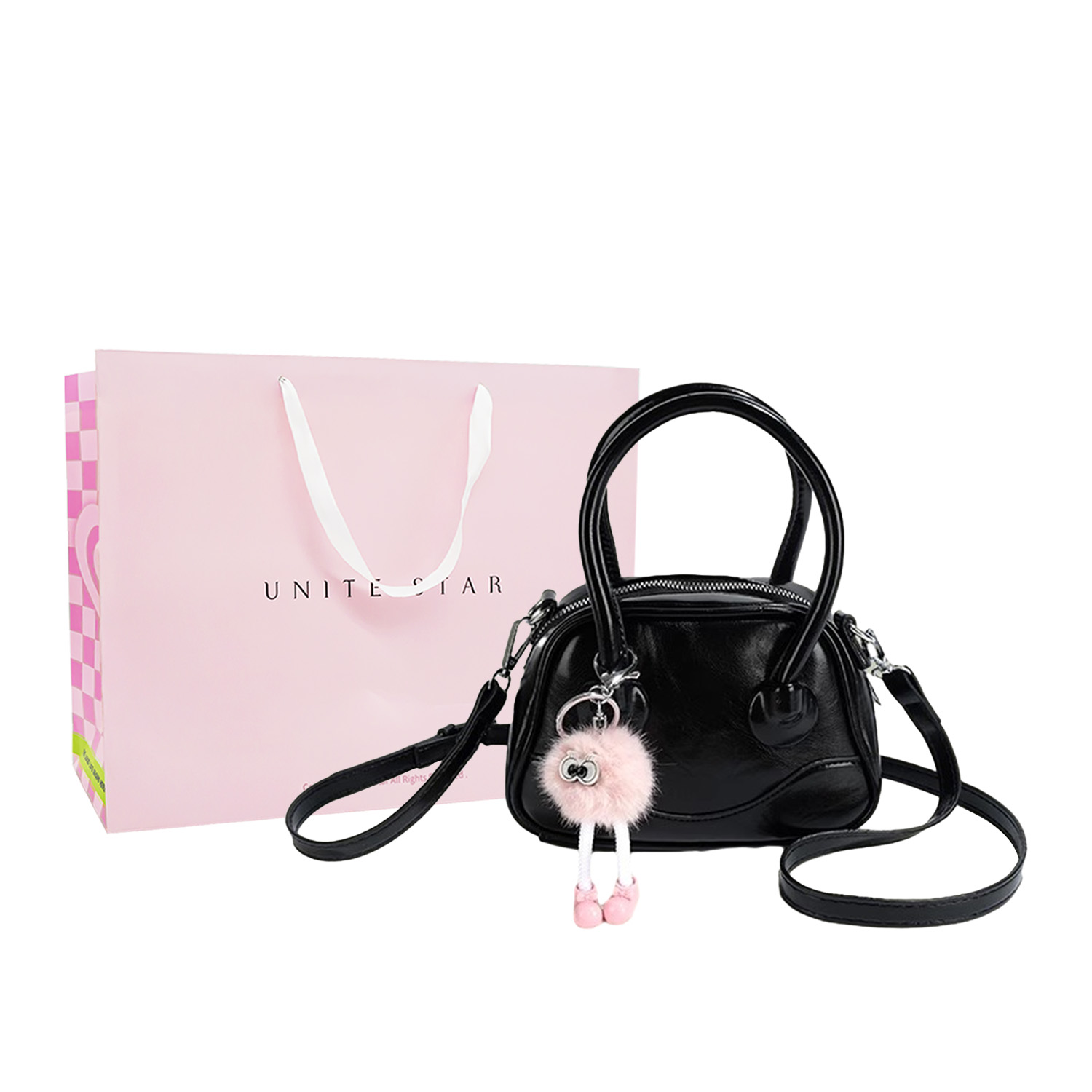 

UNITE STAR Мини рюкзак, Pitch Black, Shopping Bag
