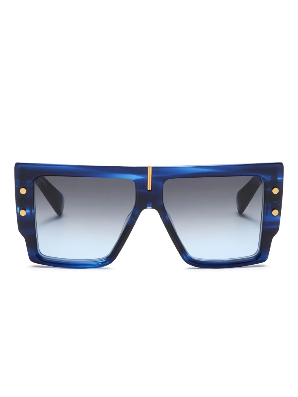 

Солнцезащитные очки квадратной формы Balmain, синий