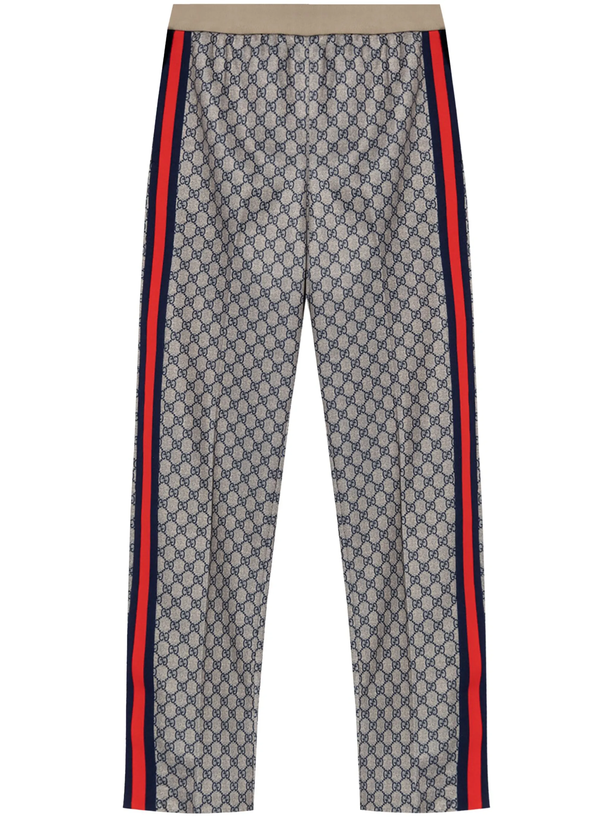 

Спортивные брюки с логотипом GG Gucci, бежевый