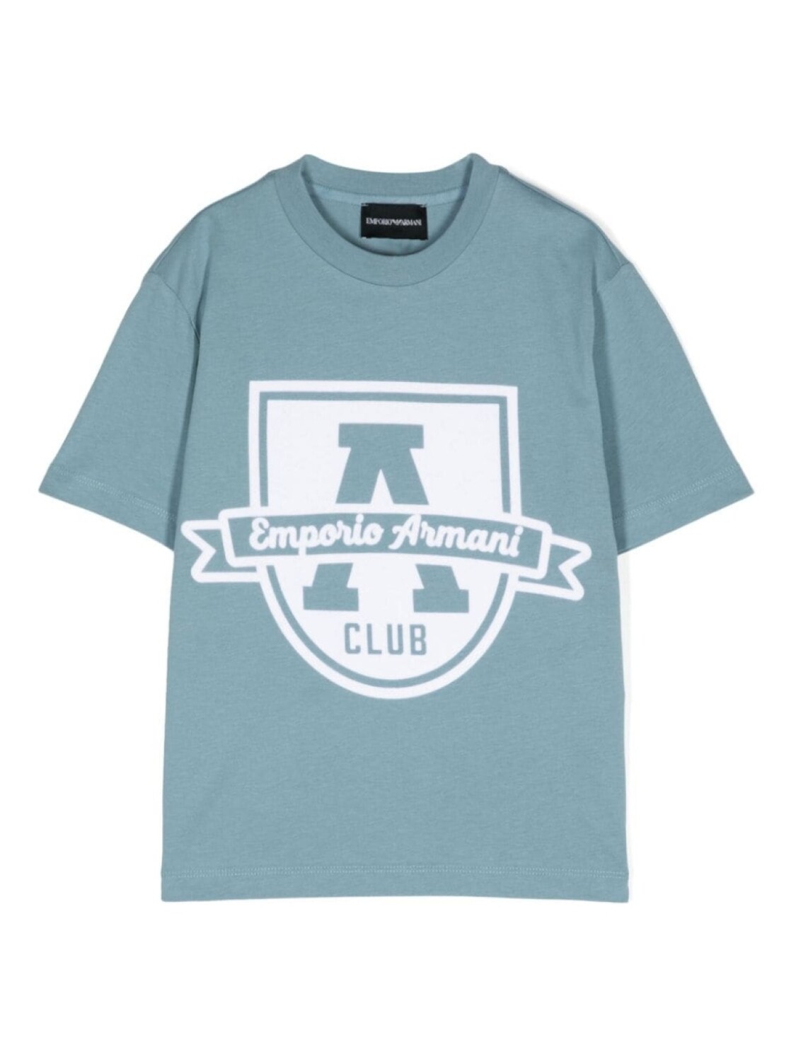 

Emporio Armani Kids футболка с логотипом, синий