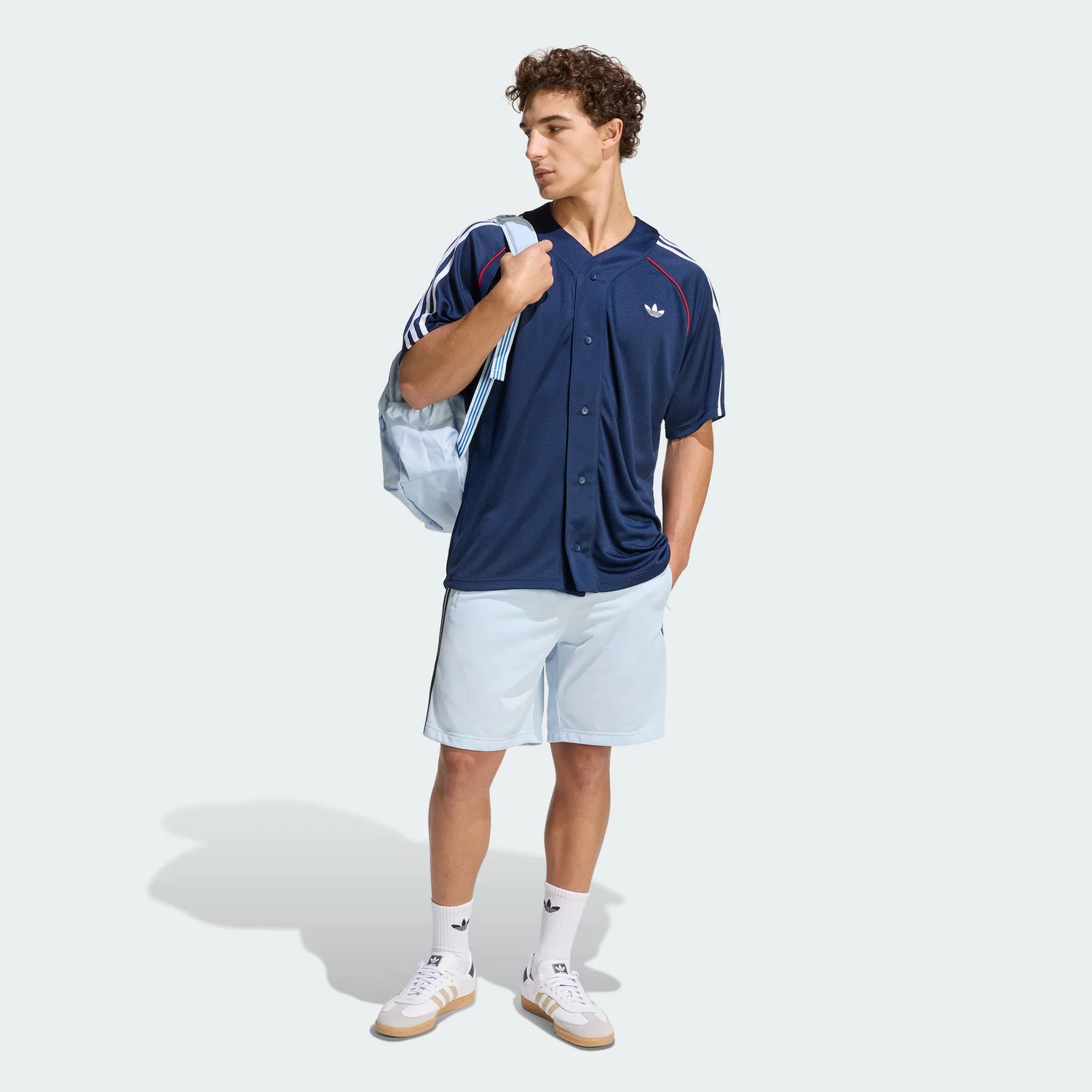 Мужское бейсбольное джерси Adicolor от Adidas — фото 3