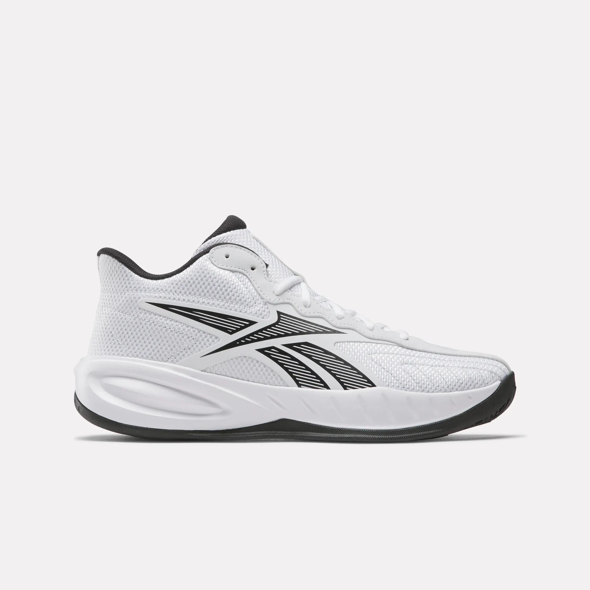 

Reebok Press Retro Баскетбольные унисекс кроссовки, белый/черный/серый
