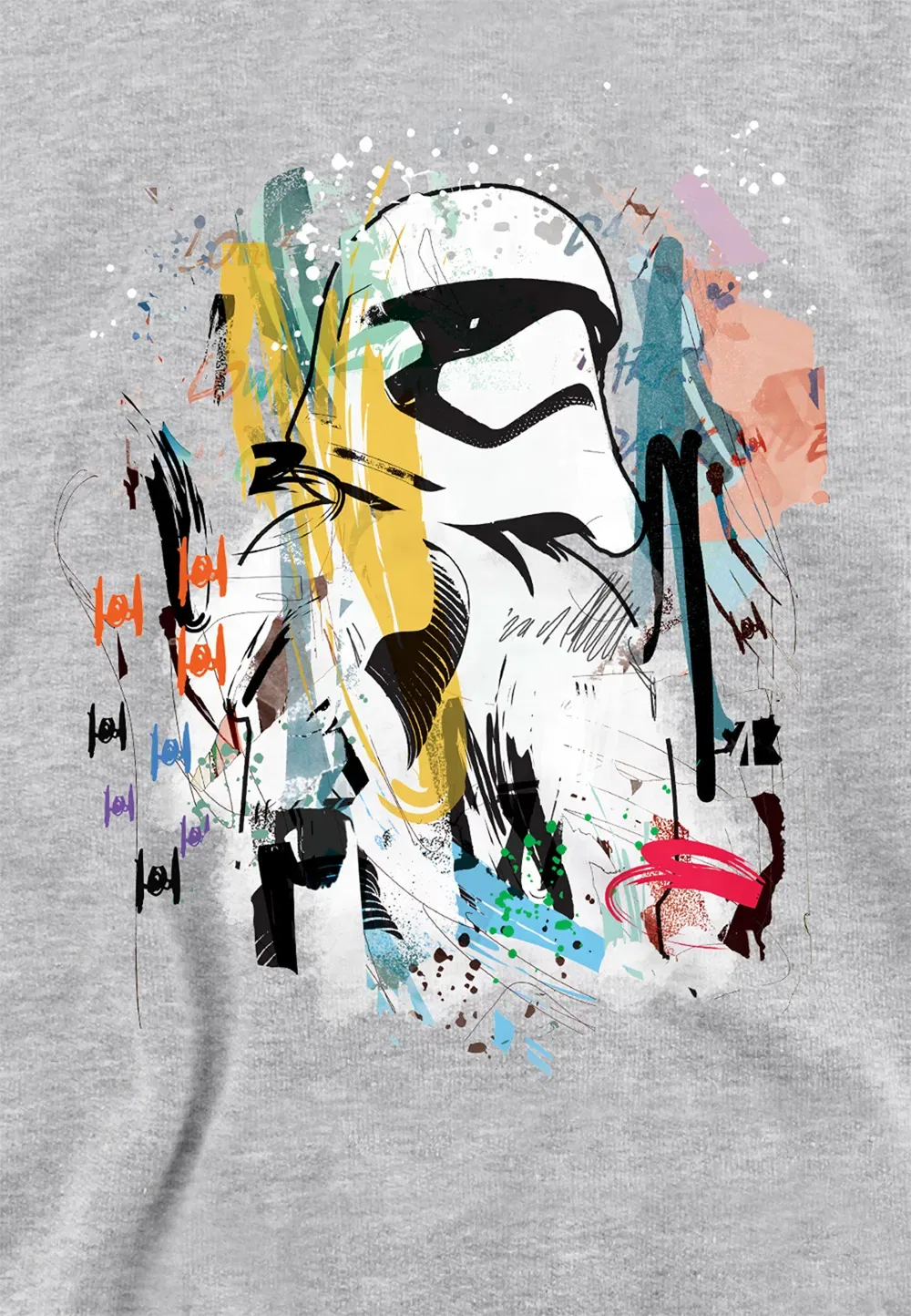 Детская худи Star Wars Abstract Trooper от Disney, серый — фото 2