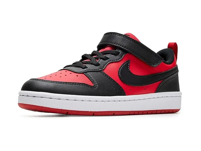 Кроссовки Nike Court Borough Low Recraft, University Red/Black/White — фото 2