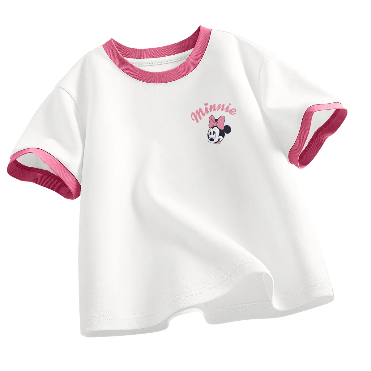 Футболка для детей Crew Neck Moderate Disney, di fei kissy k белый фиолетовый — фото 3