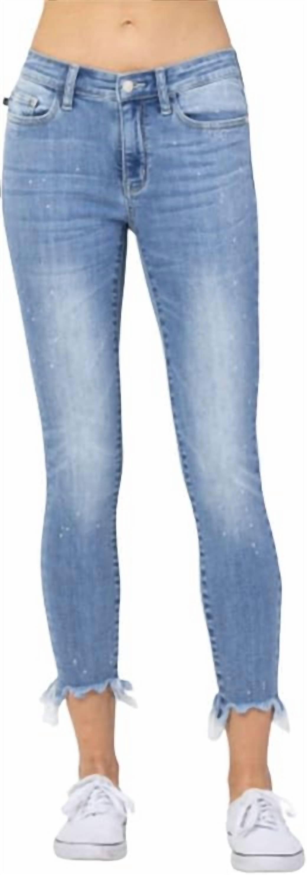 

Джинсы Kandis средней посадки Bleach Splash Light Wash Judy Blue