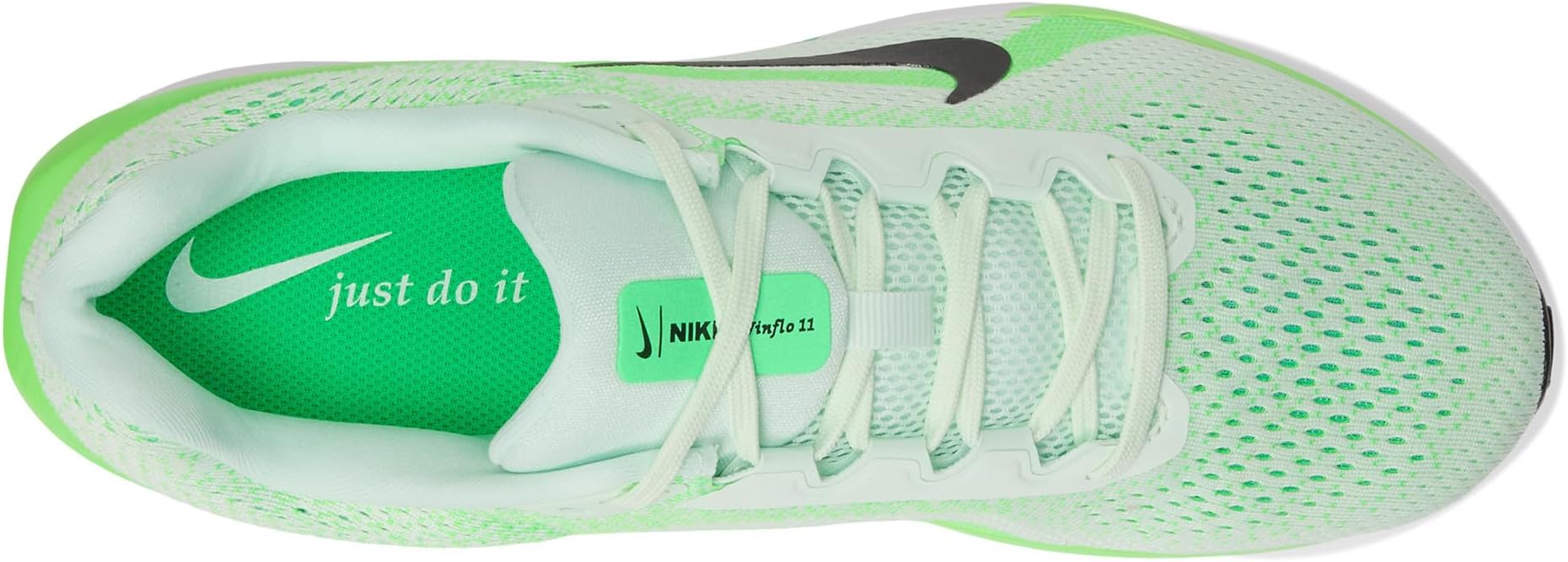 Кроссовки Nike Winflo 11, цвет Barely Green/Black/Green Strike — фото 2