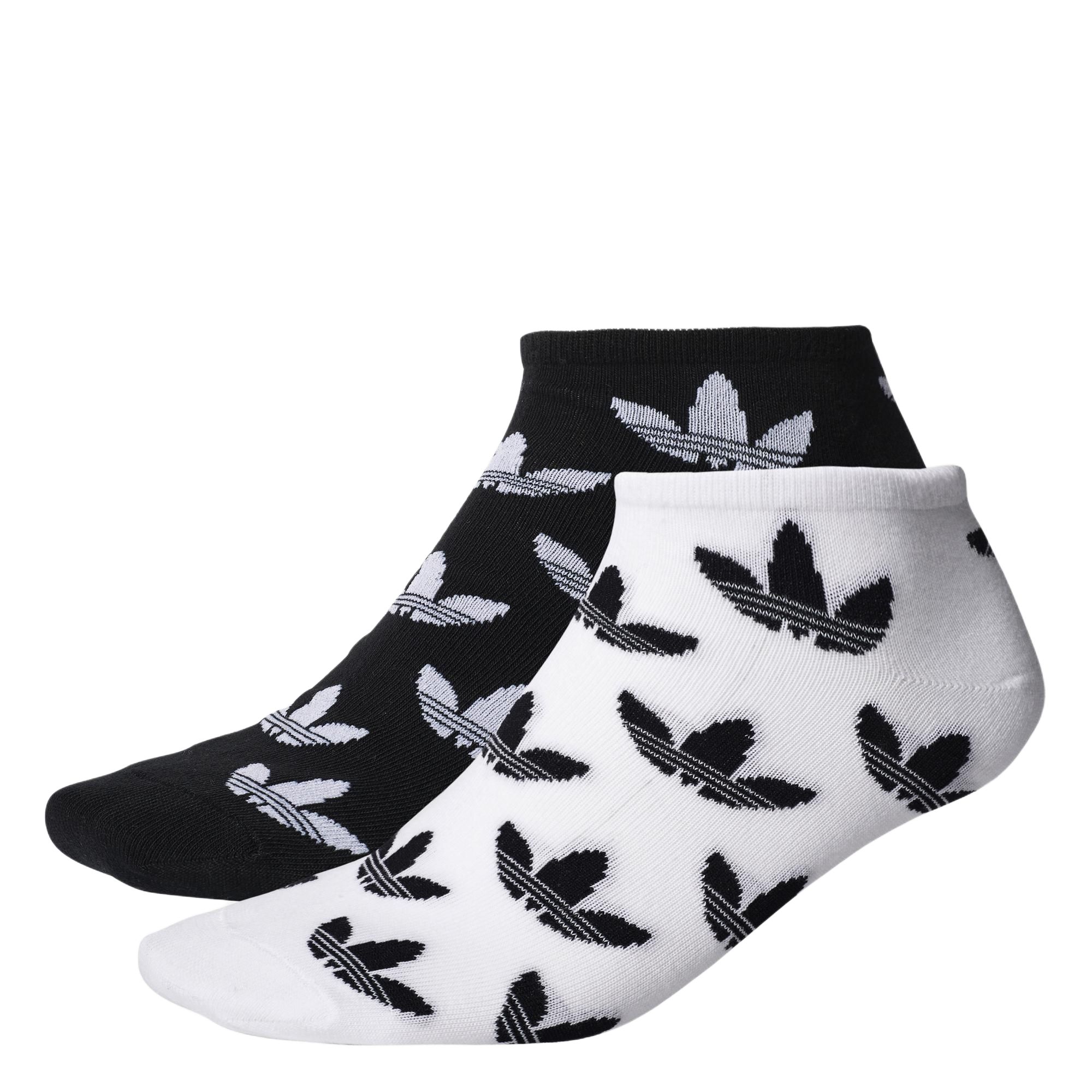 

Унисекс носки щиколотка 2 шт Adidas Originals, 2 пары (белый+черный)