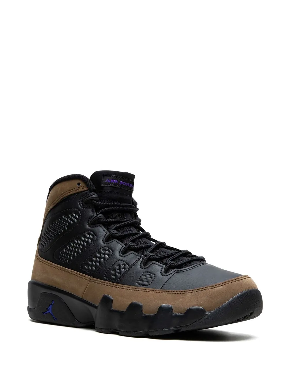 Кроссовки Air  9 Olive Concord Jordan, черный — фото 2