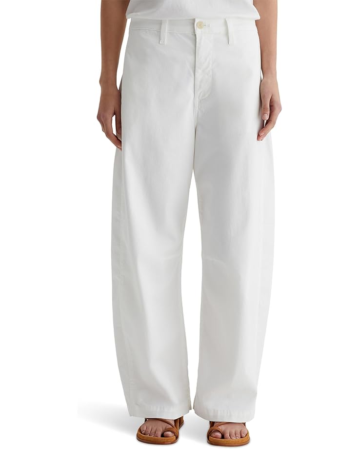 

Брюки AG Jeans Fiona Hise Rise Barrel Chino in Powder, цвет Powder