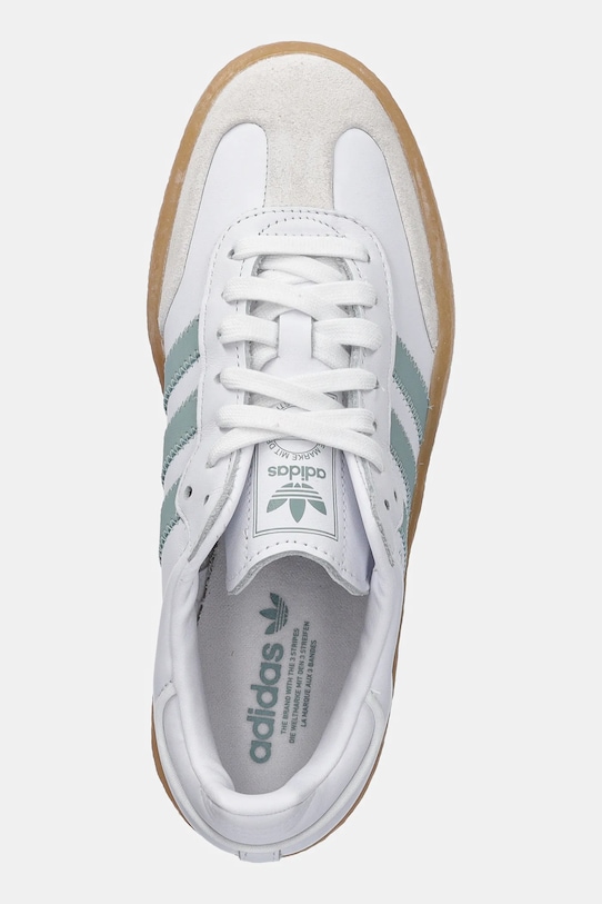 Кожаные кроссовки Sambae Adidas Originals, белый — фото 4