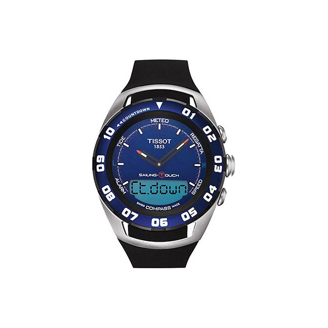 

TISSOT Часы Men's Watch, Blue Dial Rubber Band