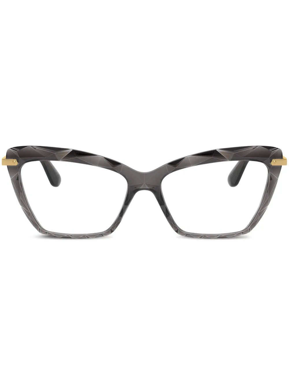 

Очки в квадртной оправе Dolce & Gabbana Eyewear, коричневый