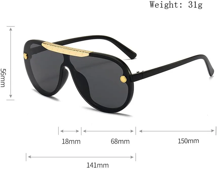 

Солнцезащитные очки Женские Мужские Солнцезащитные очки Цельные Солнцезащитные очки с ветрозащитным экраном Цельные Солнцезащитные очки с цветной пленкой LVTFCO, 3