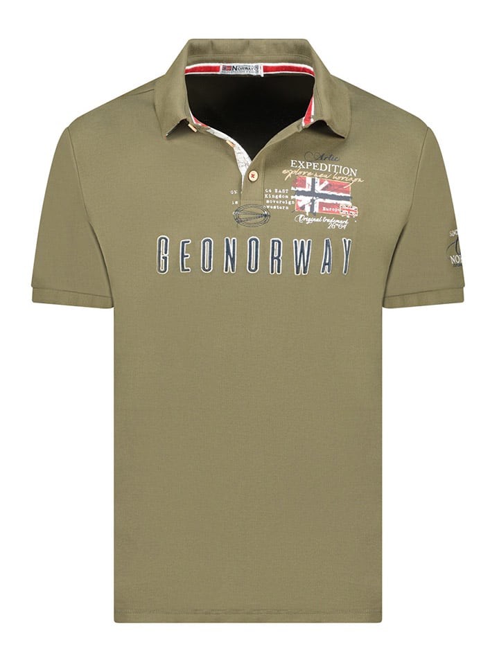 

Футболка поло Geographical Norway, хаки