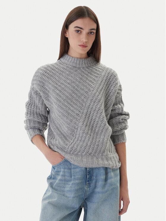 

Свитер relaxed fit Erin 1016786 Mustang, серый