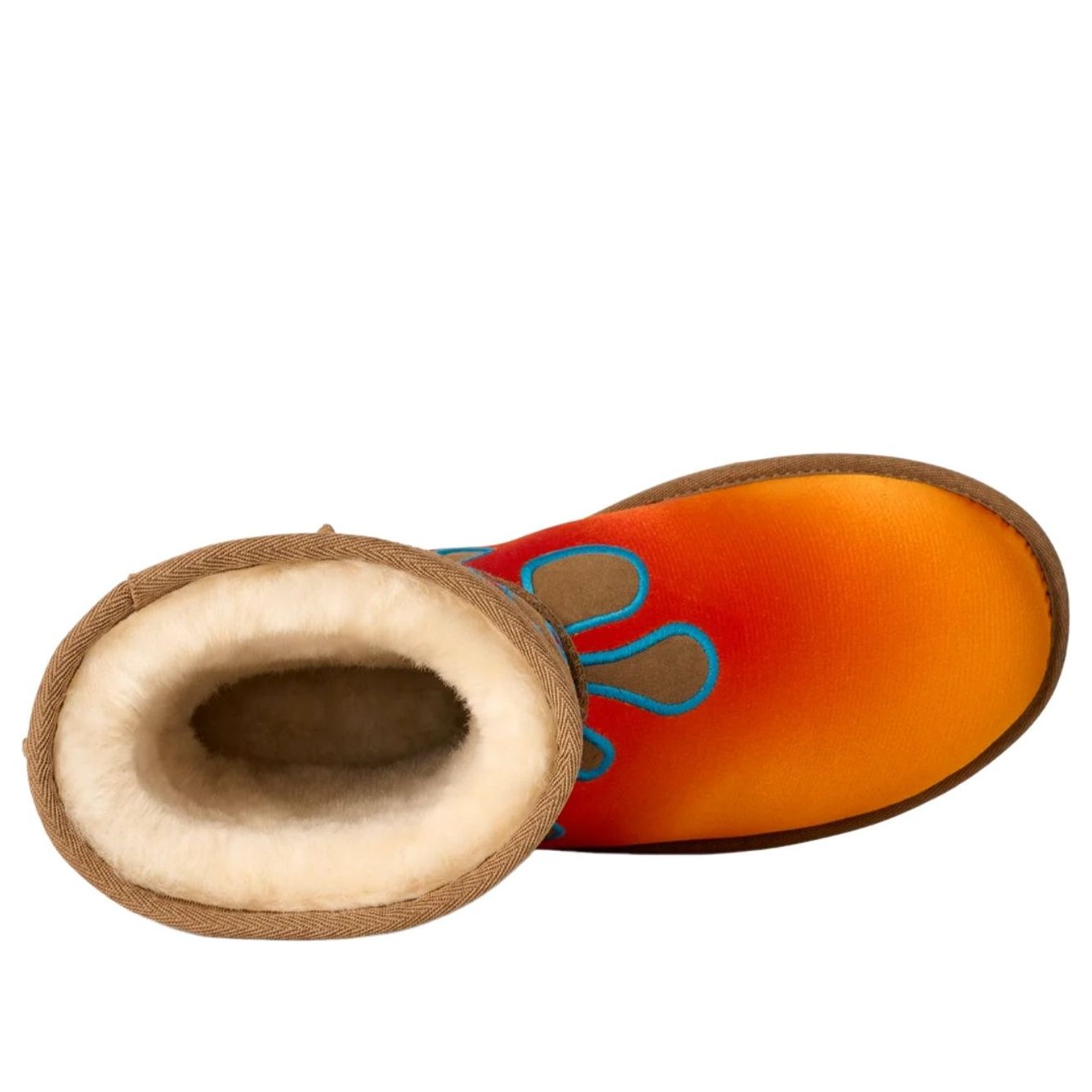UGG x Jeremy Scott Классические короткие ботинки 'Flames Chestnut' 2025 — фото 4