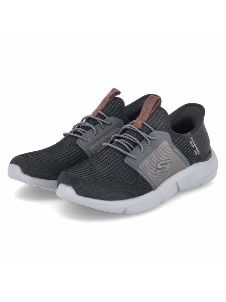 

Кроссовки на шнуровке Skechers, черный