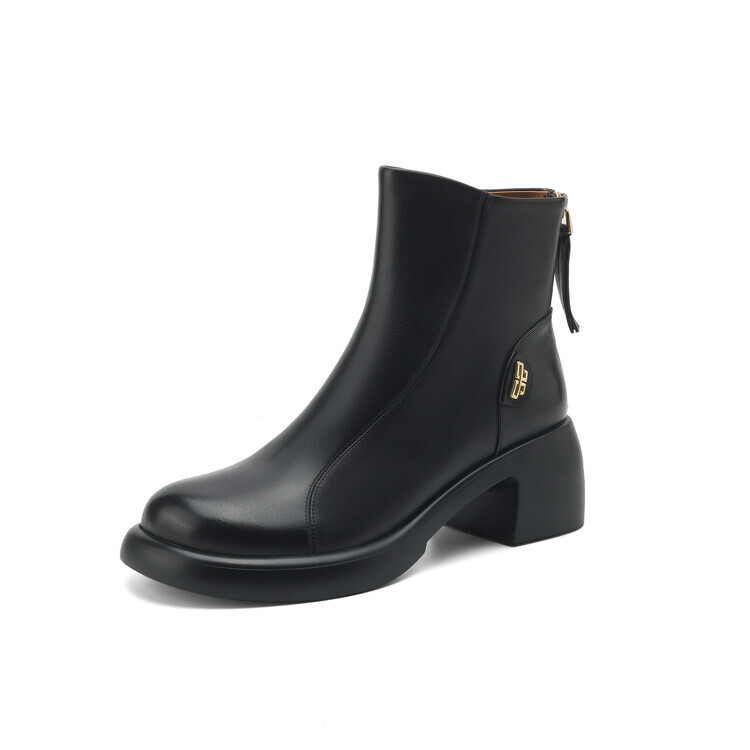 

Ботильоны женские Su Yanjiao, цвет Black Fleece-lined