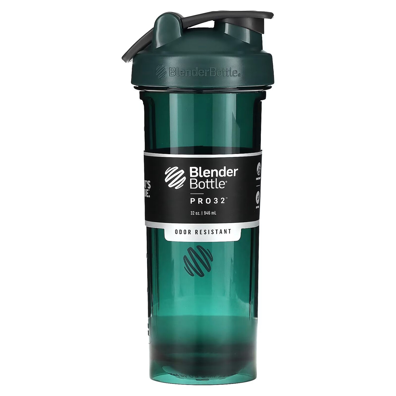 

Бутылка, серия Pro, Pro32, FC Green, 32 унции (946 мл) Blender Bottle