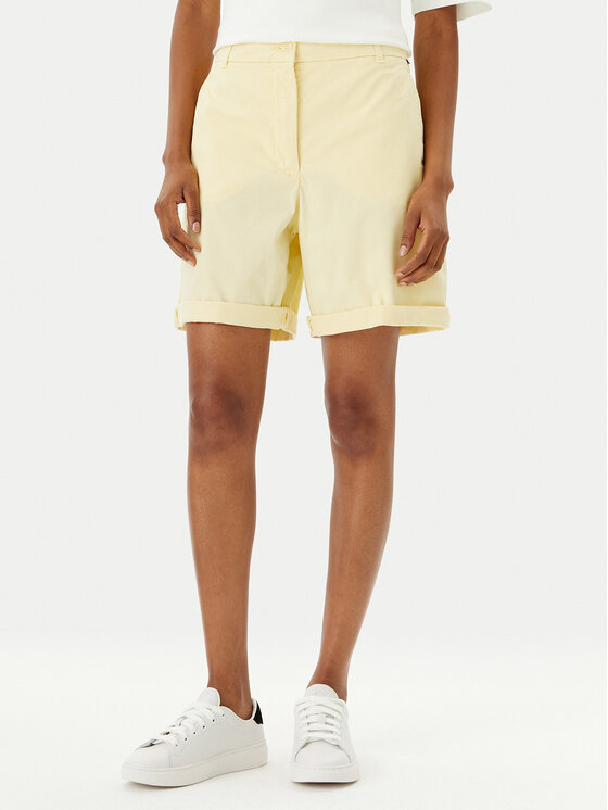 

Шорты из ткани обычного кроя WW0WW42457 Tommy Hilfiger, желтый