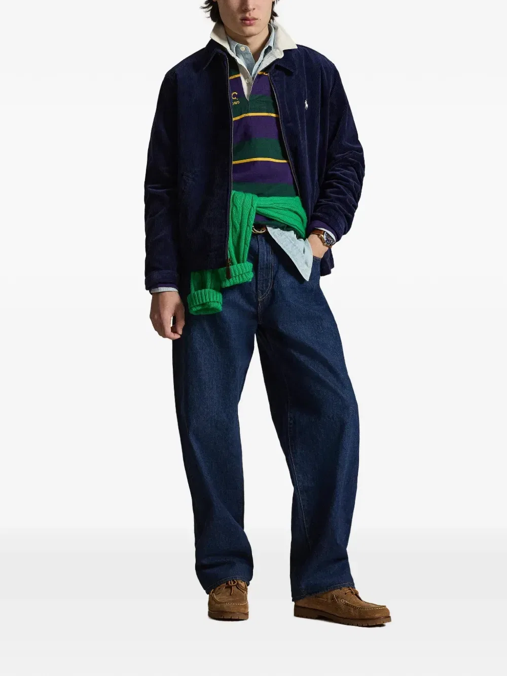Вельветовая куртка Wynton POLO RALPH LAUREN, синий — фото 2