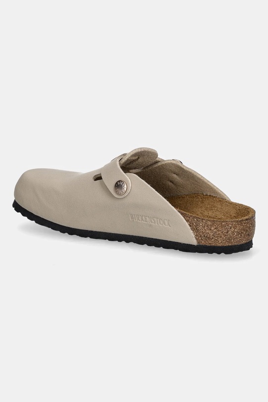 Бостонские детские шлепанцы Birkenstock, бежевый — фото 3