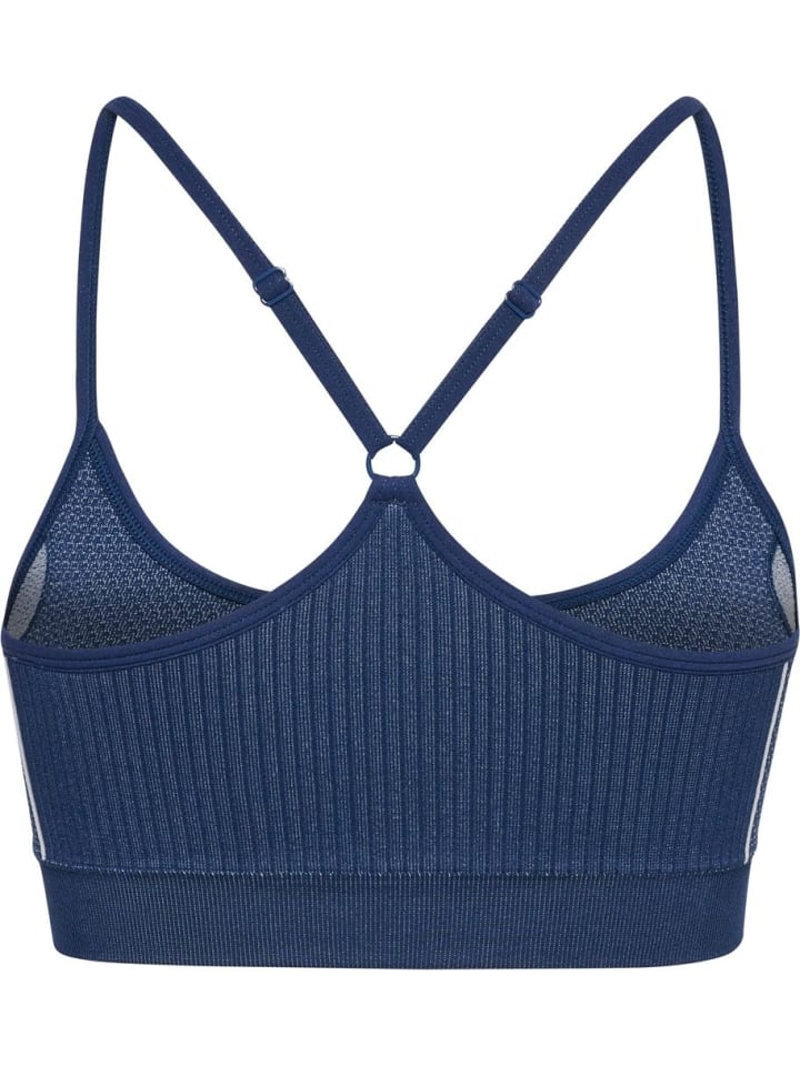 

Спортивная футболка "Mt Blaze Seamless Sports Top" синего цвета Hummel