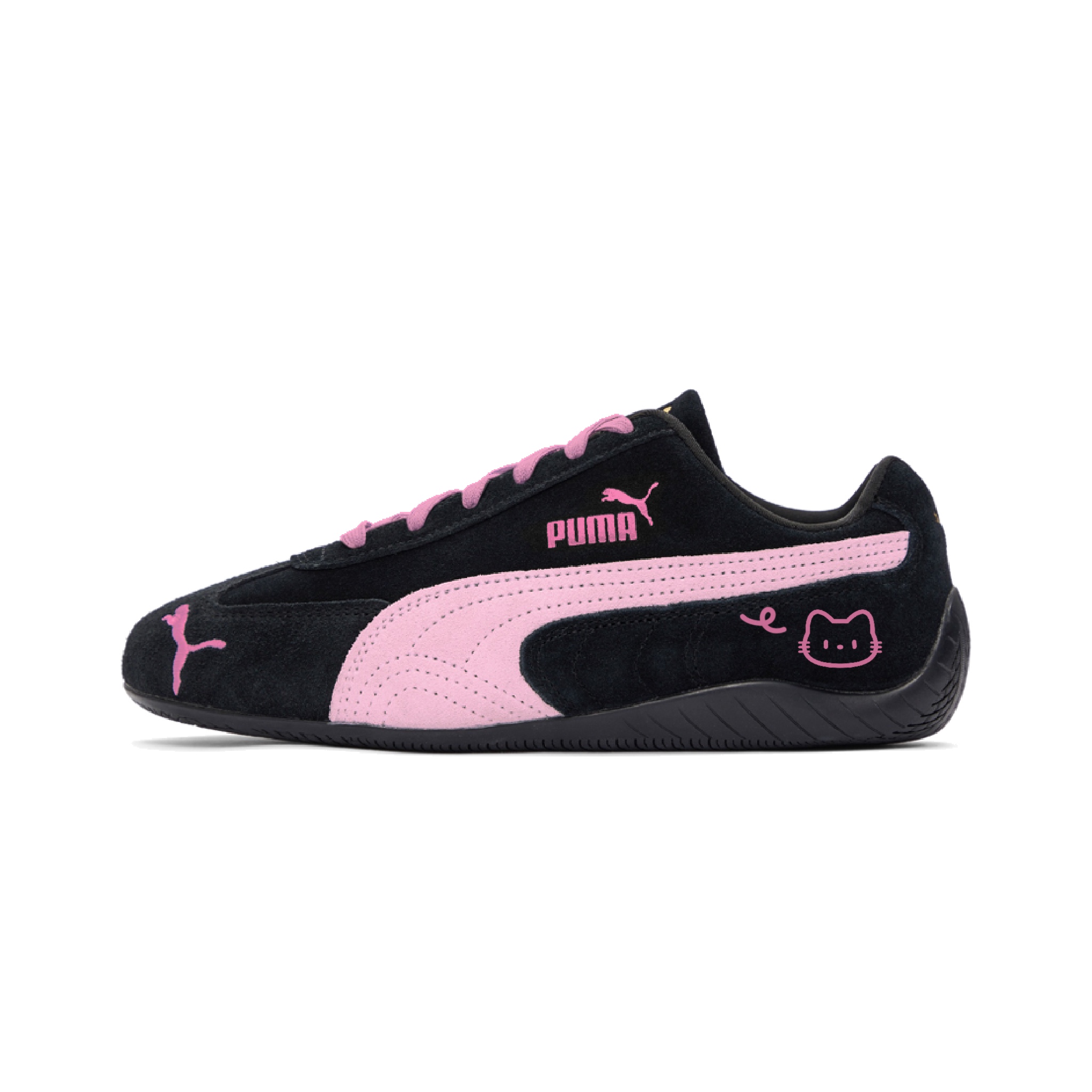 

PUMA Speedcat Collection Strawberry Kitten, стильные легкие низкие гоночные туфли Unisex Black Pink