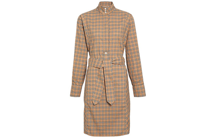 

Burberry Платье с длинными рукавами, женское, классического стиля, желтого цвета 80337331