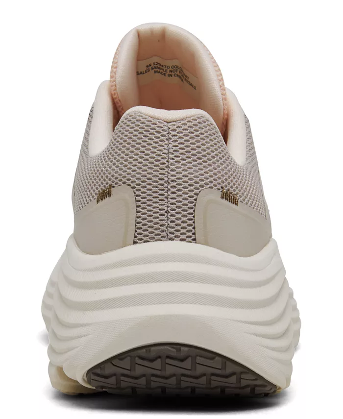Женские беговые кроссовки Max Cushioning Endeavour Skechers, коричневый/бежевый — фото 4