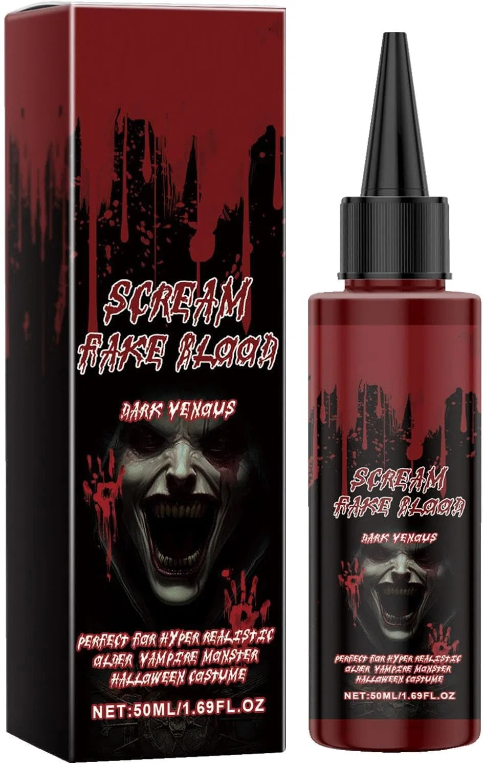 Искусственная кровь Vampire Blood для одежды, 50 мл
