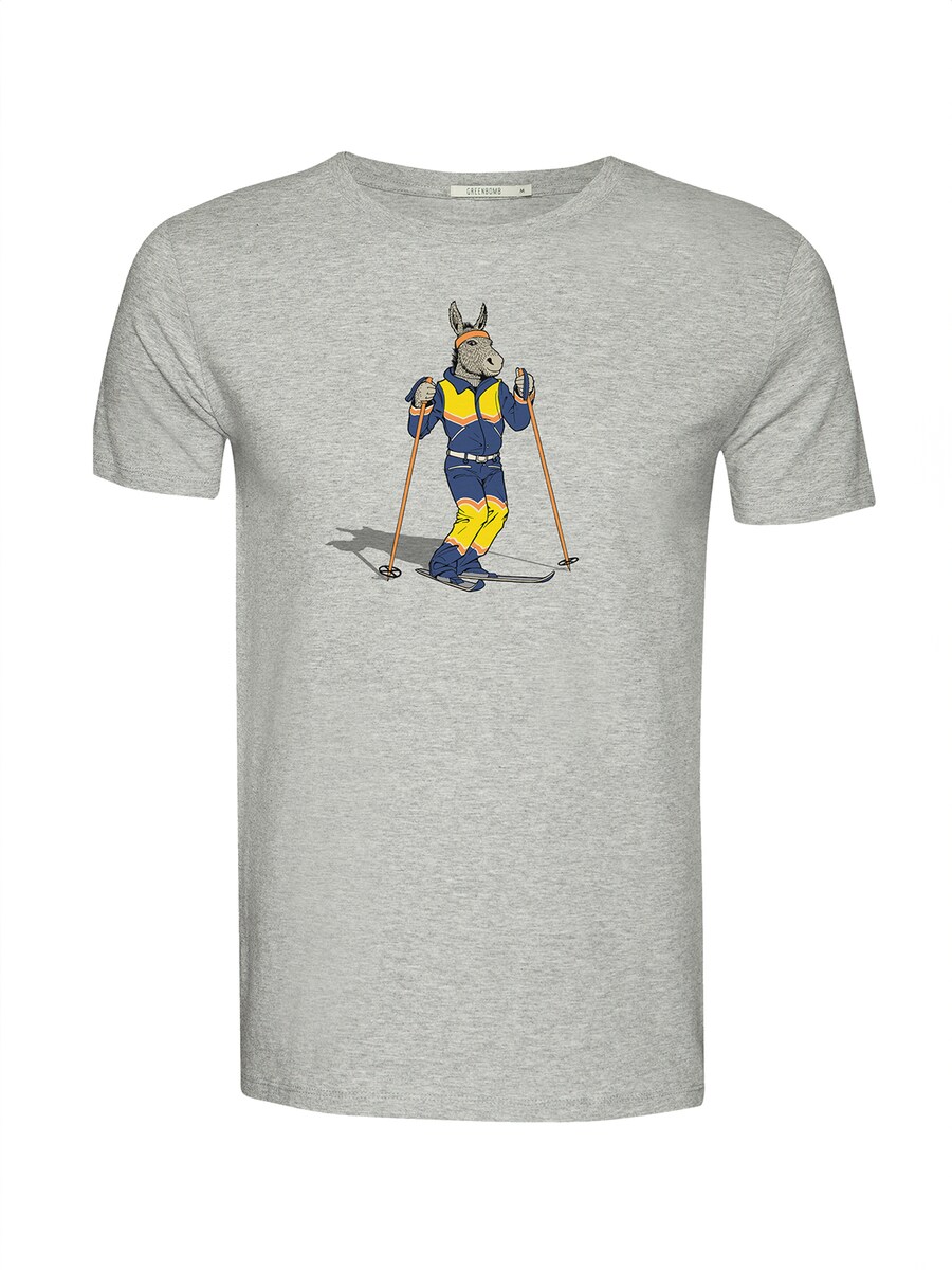 

Рубашка GREENBOMB Animal Donkey Ski, пятнистый серый