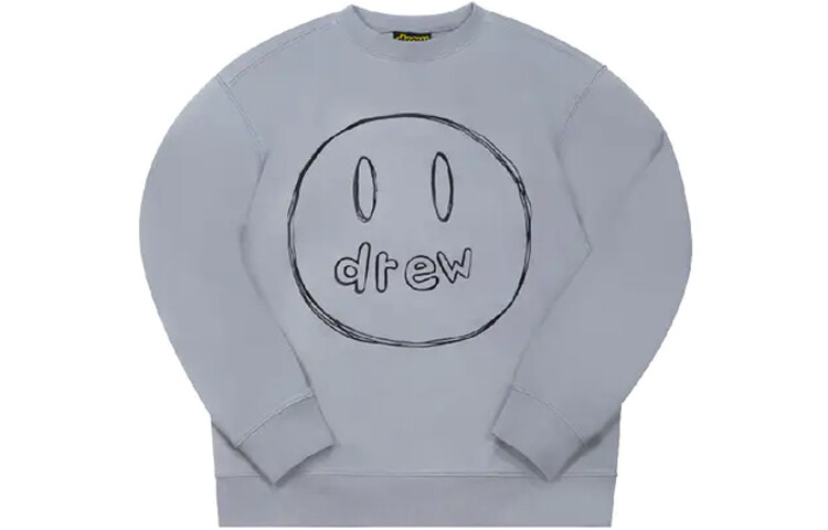 

Толстовка Smiley Collection унисекс серая Drew House, серый