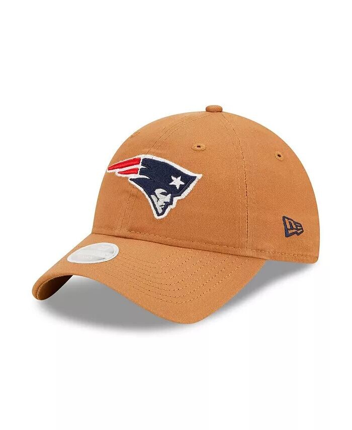 

Женская коричневая регулируемая кепка New England Patriots Core Classic 2.0 9TWENTY New Era, коричневый