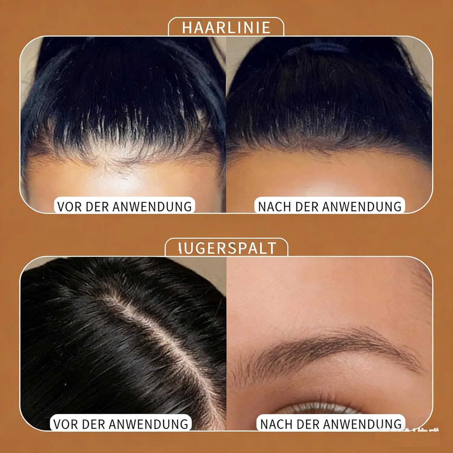 Пудра для маскировки корней и седины Avellio Instant Root & Grey Hair Cover Bergxperten, Black*1 — фото 2