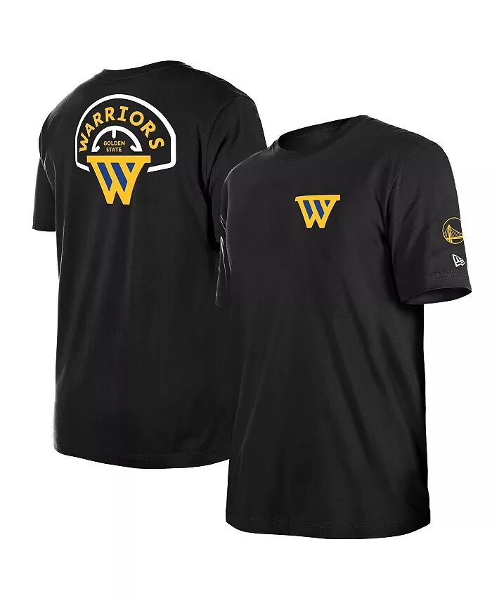 

Мужская черная футболка Golden State Warriors с надписью «W» New Era