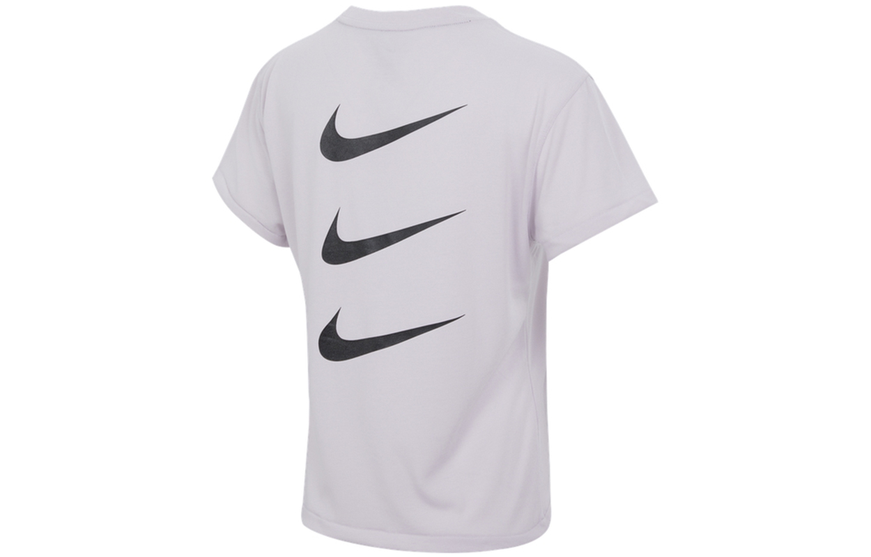 Футболка с рукавом дроп-шоулдер женская светло-фиолетовая Nike — фото 2
