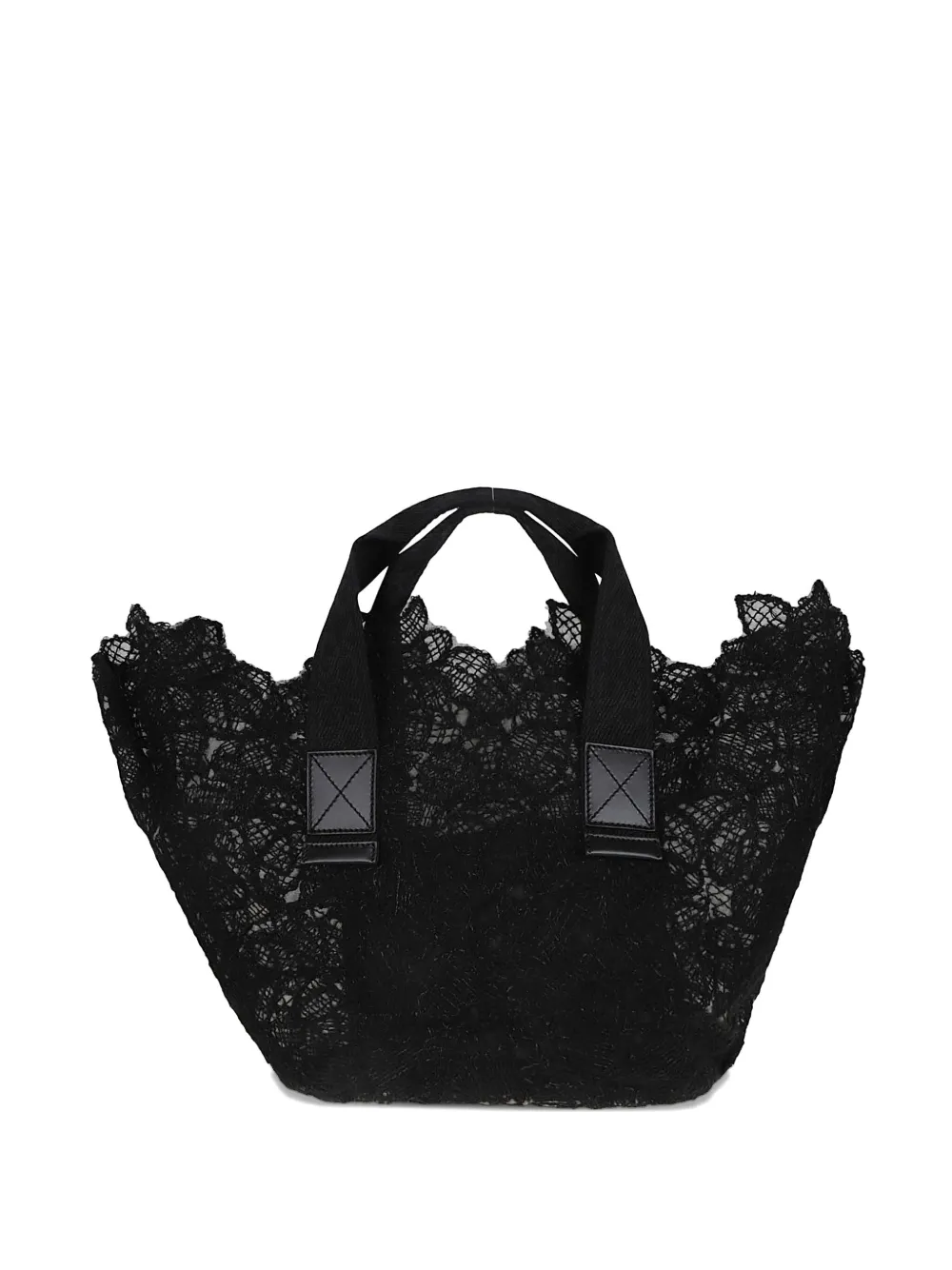 

Сумка-тоут из кружева Ermanno Scervino, черный