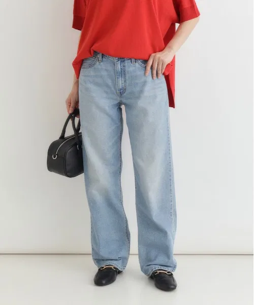 【Levi's】94 Baggy COOL Denim (светло-синий / высокая посадка / дышащий)