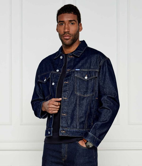 

Джинсовая куртка dex Regular fit Hugo Blue, синий