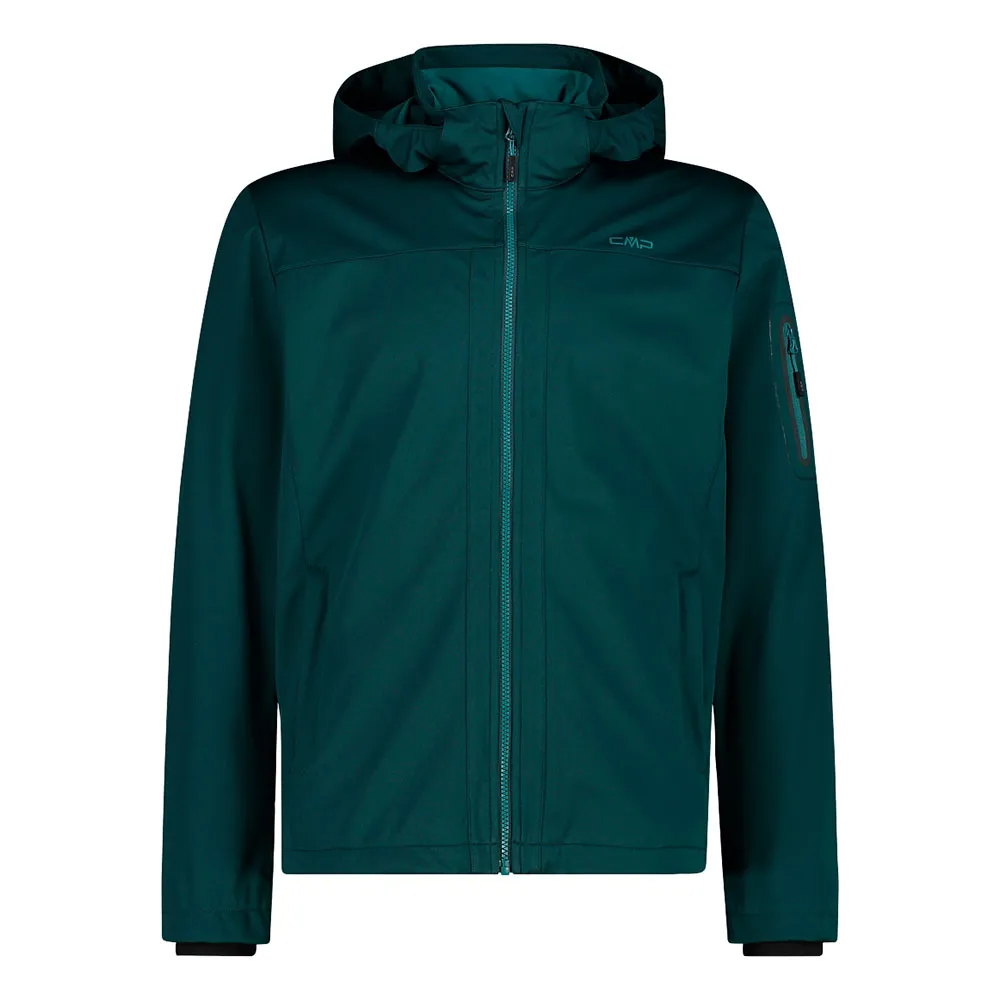 

Куртка CMP Zip Hood 39A5027 softshell, зеленый
