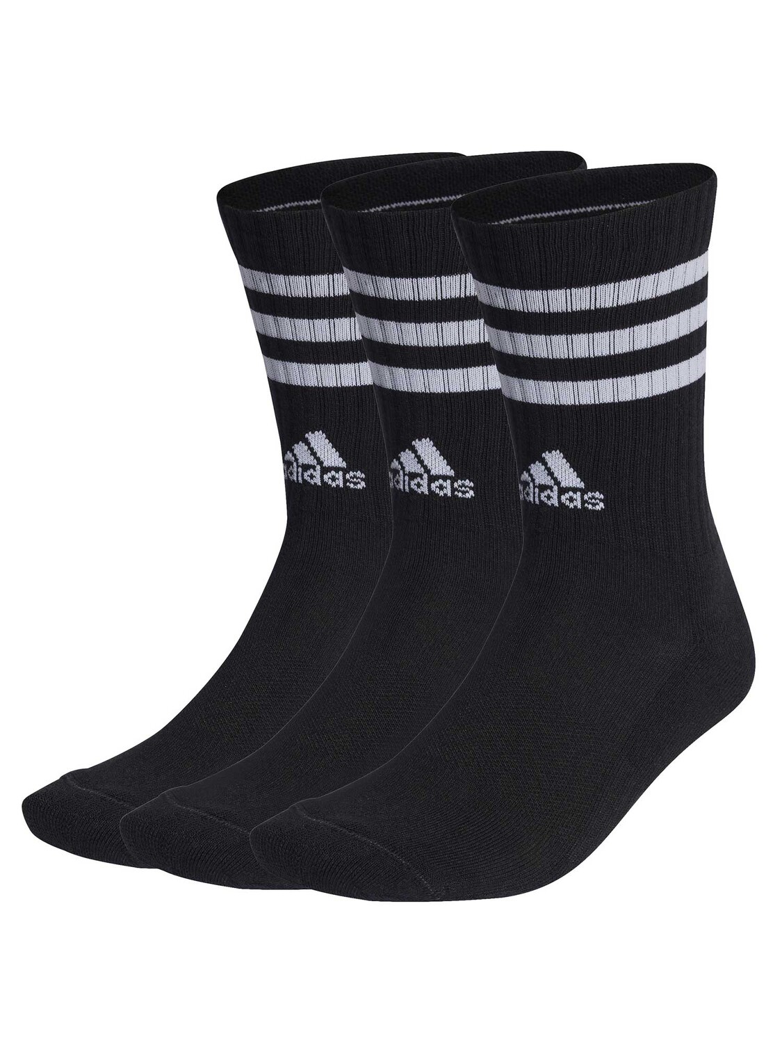 

Носки Adidas Performance 3-Stripes Cushioned Crew 3 Pairs, черный