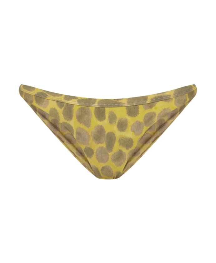 

Khata, бикини с кошачьим принтом, трусики-бикини с низкой посадкой, изготовленные из полиамида. Cortana, желтый