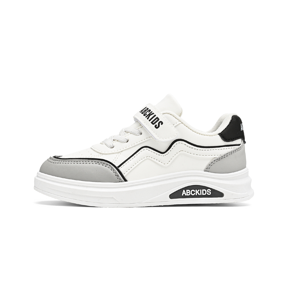 

Дышащие, сбалансированные, легкие, низкие детские кроссовки для скейтбординга ABC KIDS, белый/фиолетовый