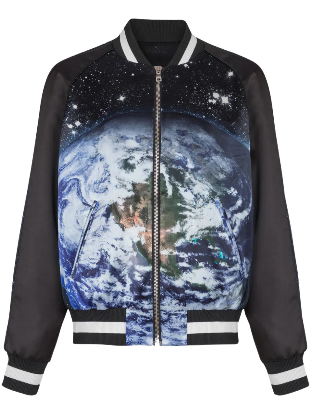 

Balmain бомбер Earth & Stars, черный