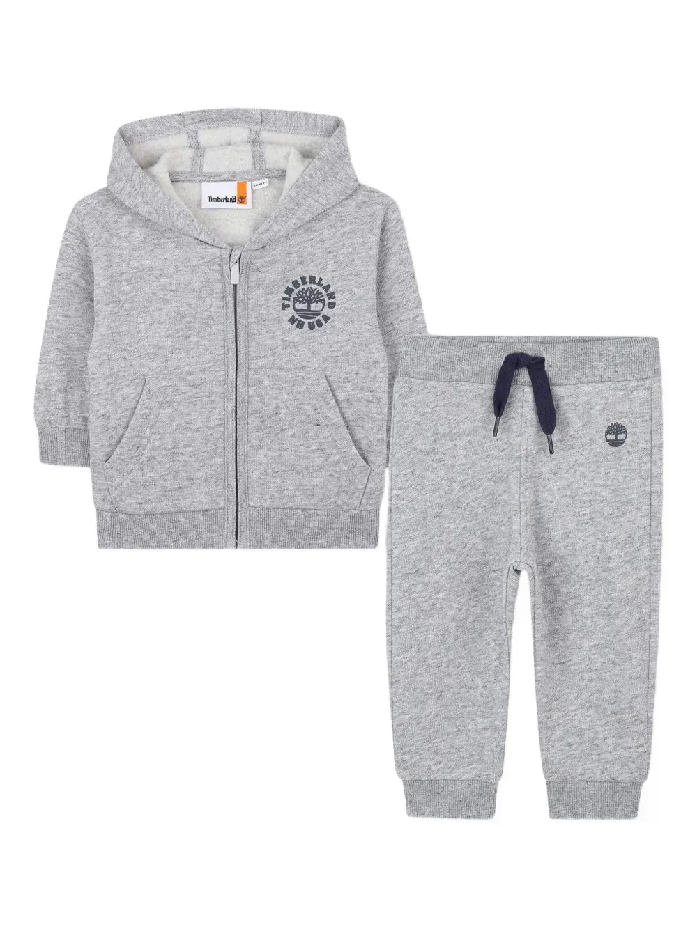 

Спортивный костюм с капюшоном и принтом логотипа Timberland Kids